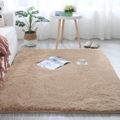 Thick Silk Wool Carpet, Bedroom, Living Room, Coffee Table, Plush Mat