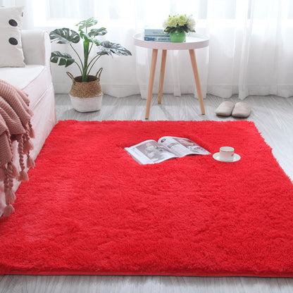 Thick Silk Wool Carpet, Bedroom, Living Room, Coffee Table, Plush Mat