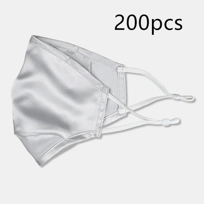 Three-layer artificial silk mask with filter PM2.5