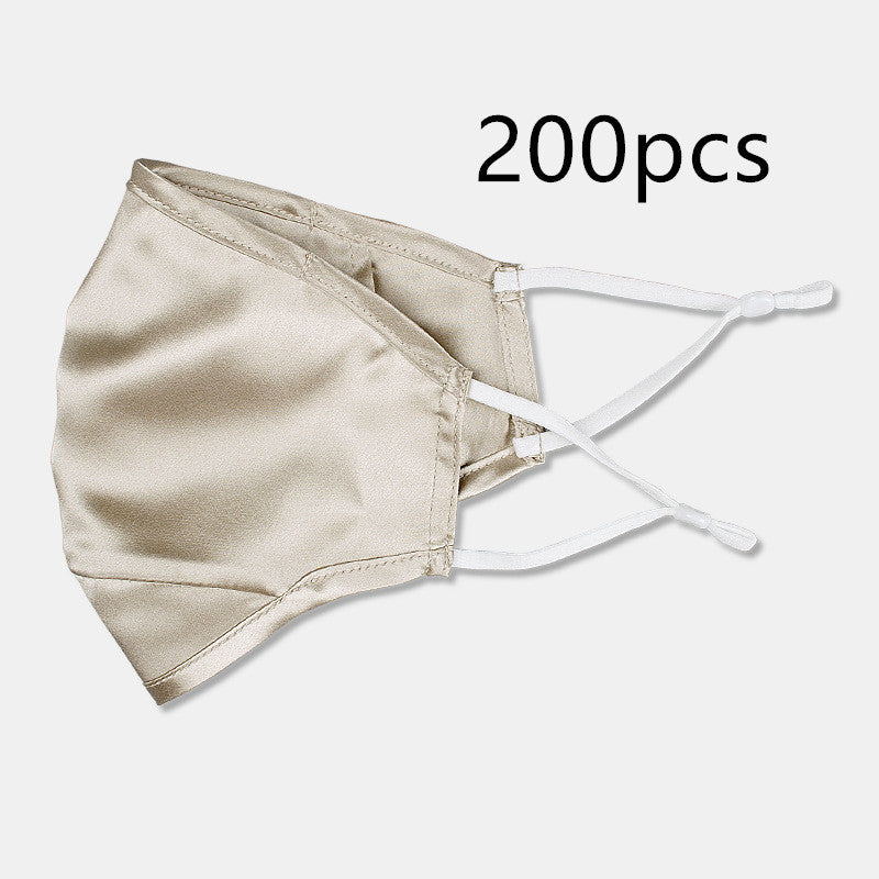 Three-layer artificial silk mask with filter PM2.5