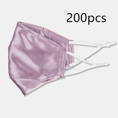Three-layer artificial silk mask with filter PM2.5