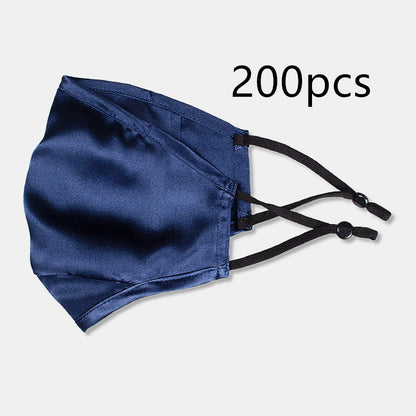 Three-layer artificial silk mask with filter PM2.5