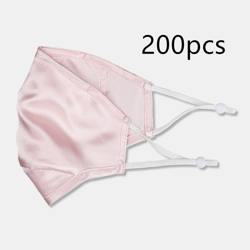 Three-layer artificial silk mask with filter PM2.5