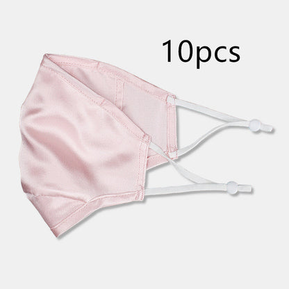 Three-layer artificial silk mask with filter PM2.5