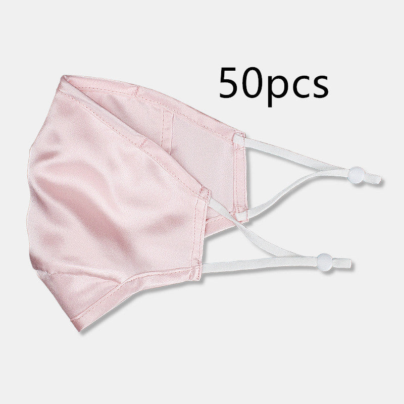 Three-layer artificial silk mask with filter PM2.5