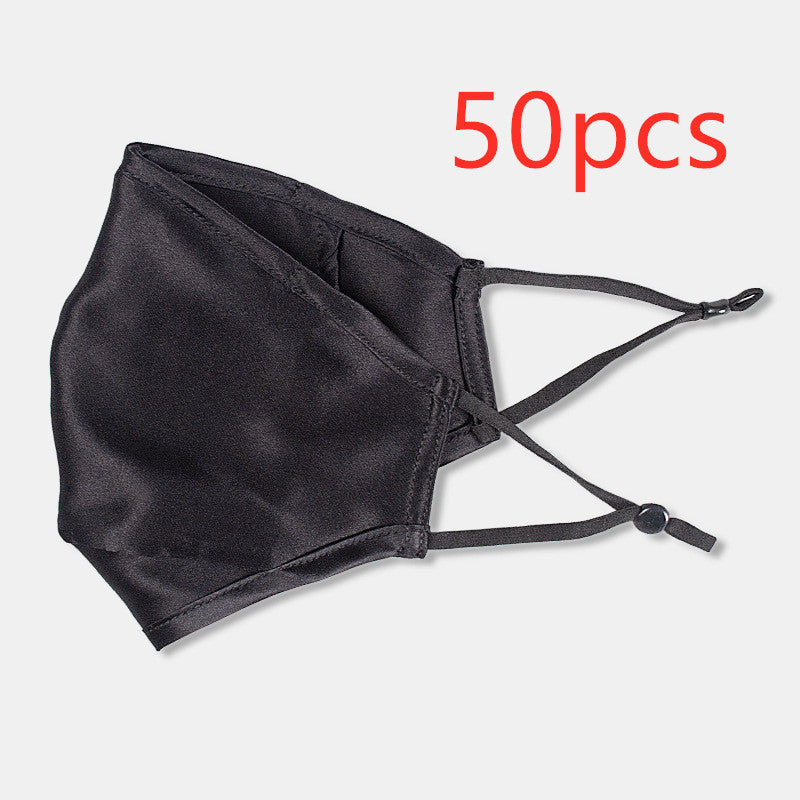 Three-layer artificial silk mask with filter PM2.5