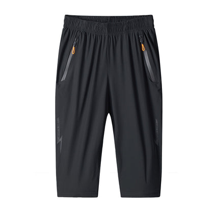 Outdoor Cropped Pants Men's Ice Silk Shorts
