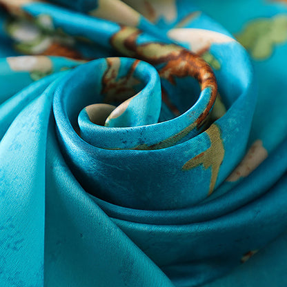 Oil Painting Imitation Silk Print Scarf