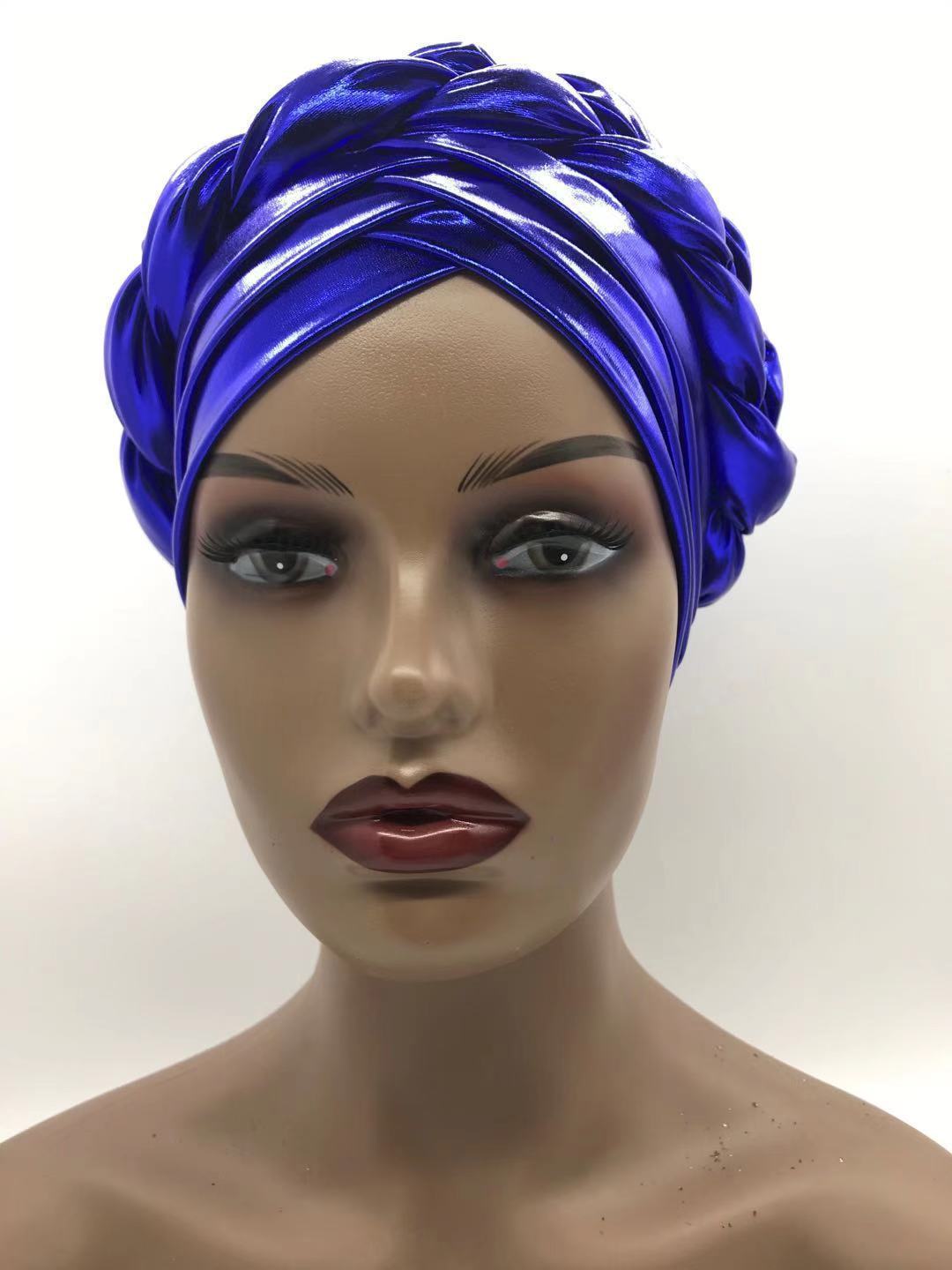 Three-Layer Brim Milk Silk Bronzing Braid Head