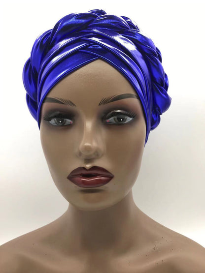 Three-Layer Brim Milk Silk Bronzing Braid Head