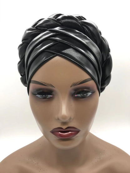 Three-Layer Brim Milk Silk Bronzing Braid Head