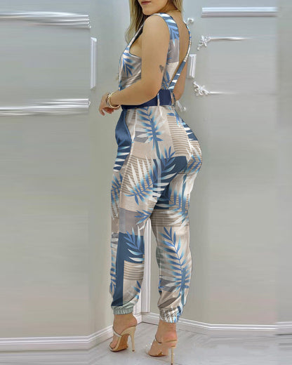 Elowen DrapeVee Jumpsuit