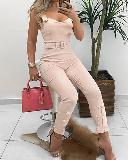 Mariselle Belted SlipSuit