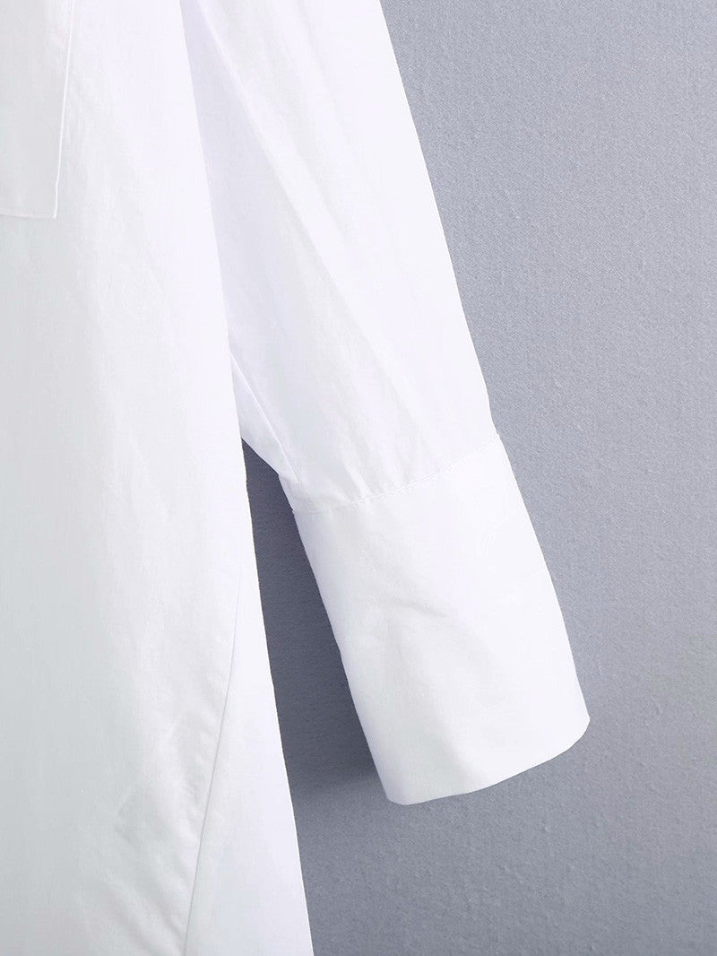 Women's Silk Loose Blouse Lengthened Women's Clothing