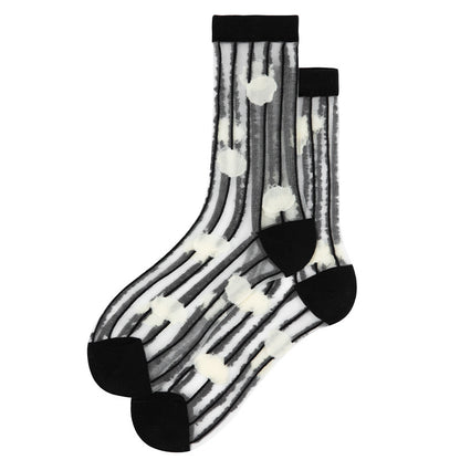 Crystal Silk Stockings Breathable Tube Socks