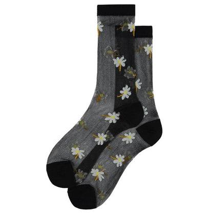 Crystal Silk Stockings Breathable Tube Socks