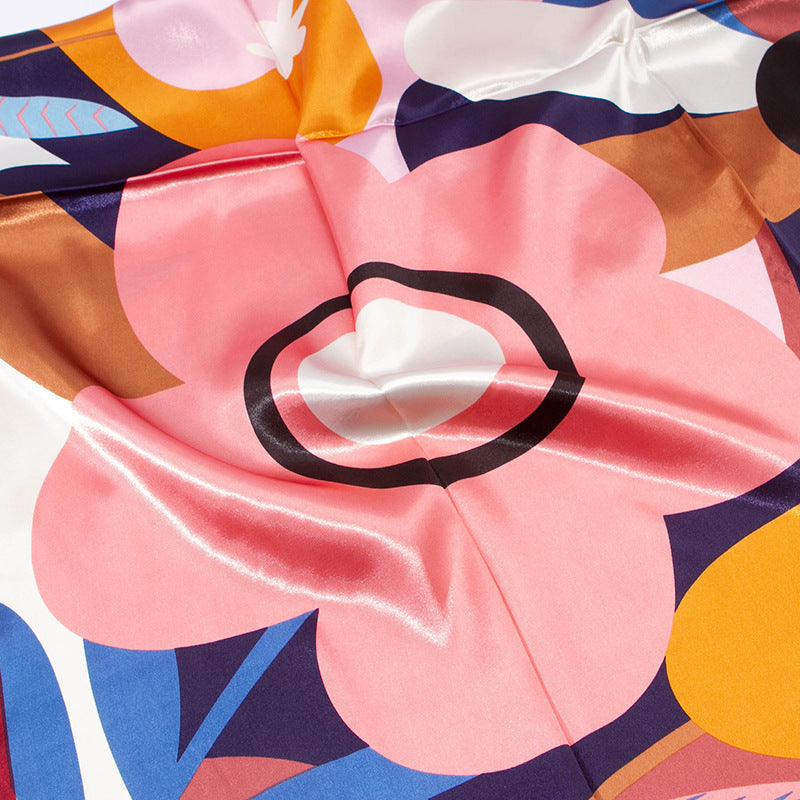 Imitation Silk Printing Flight Attendant Scarf