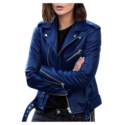 Zeyra Zip Leather Jacket
