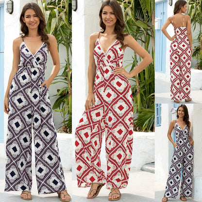 Solara Tides Halter Jumpsuit