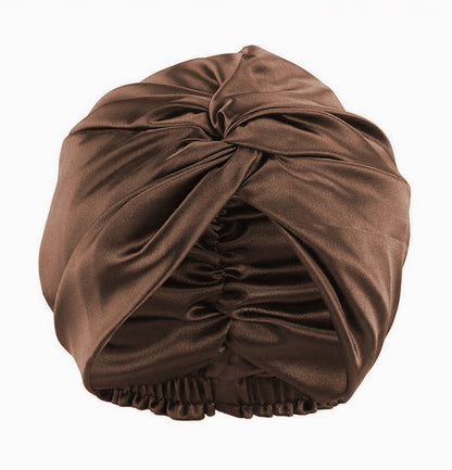 Double Layer  Silk Silk Nightcap Without Any Mark