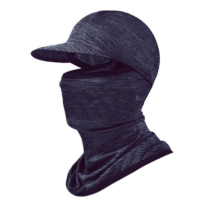 Ice silk sun protection hood