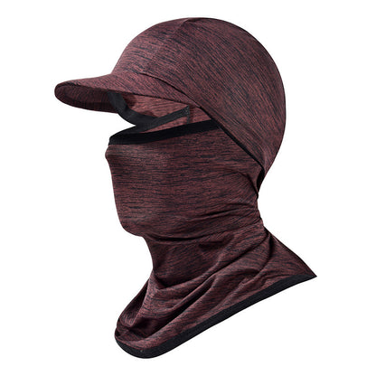 Ice silk sun protection hood
