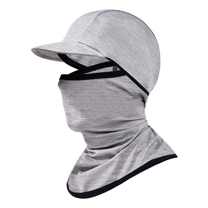 Ice silk sun protection hood