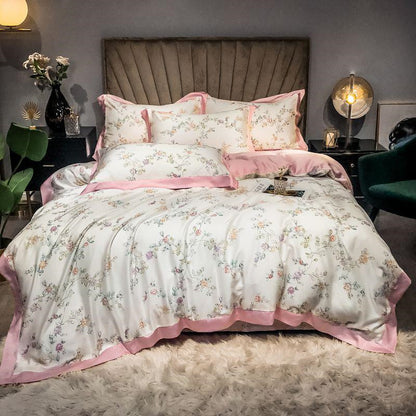 Lyocell Summer Cool Silk Skating Flower Quilt Cover