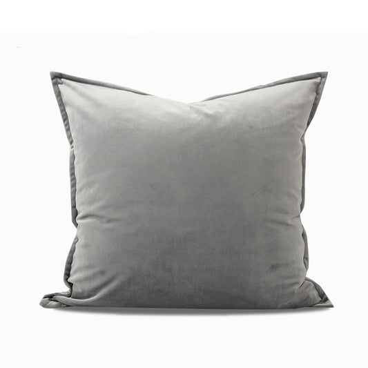 All-match Grey Silk Velvet Bag Nordic Pillow