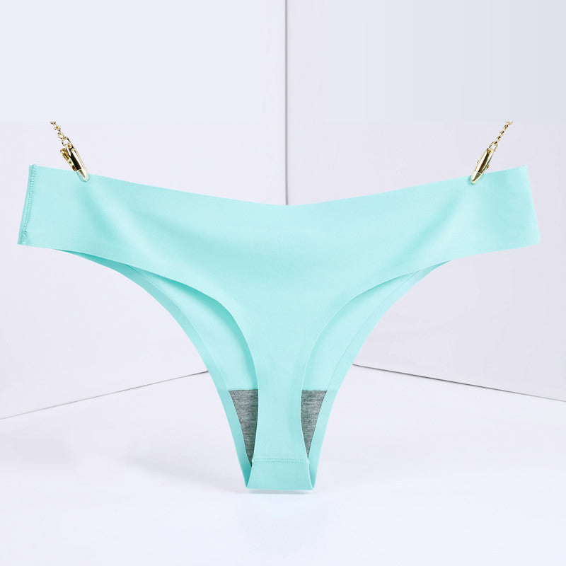 Ice Silk Seamless Low-rise Women's T Pants