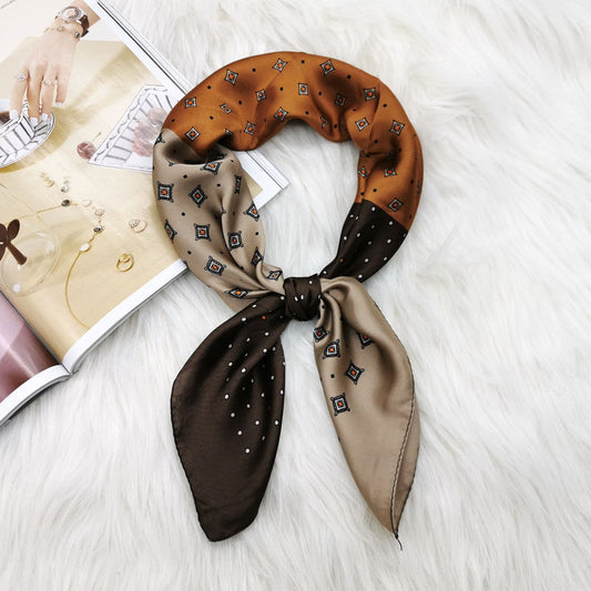 The New Scarf Professional Small Scarf Headband Silk