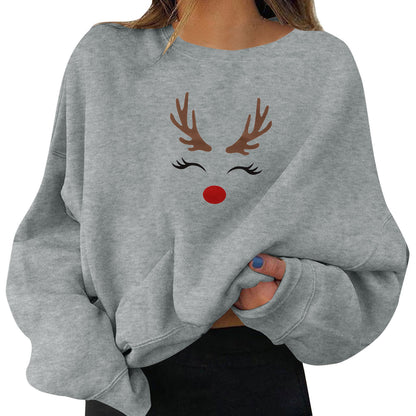 MerryEase Print Sweatshirt