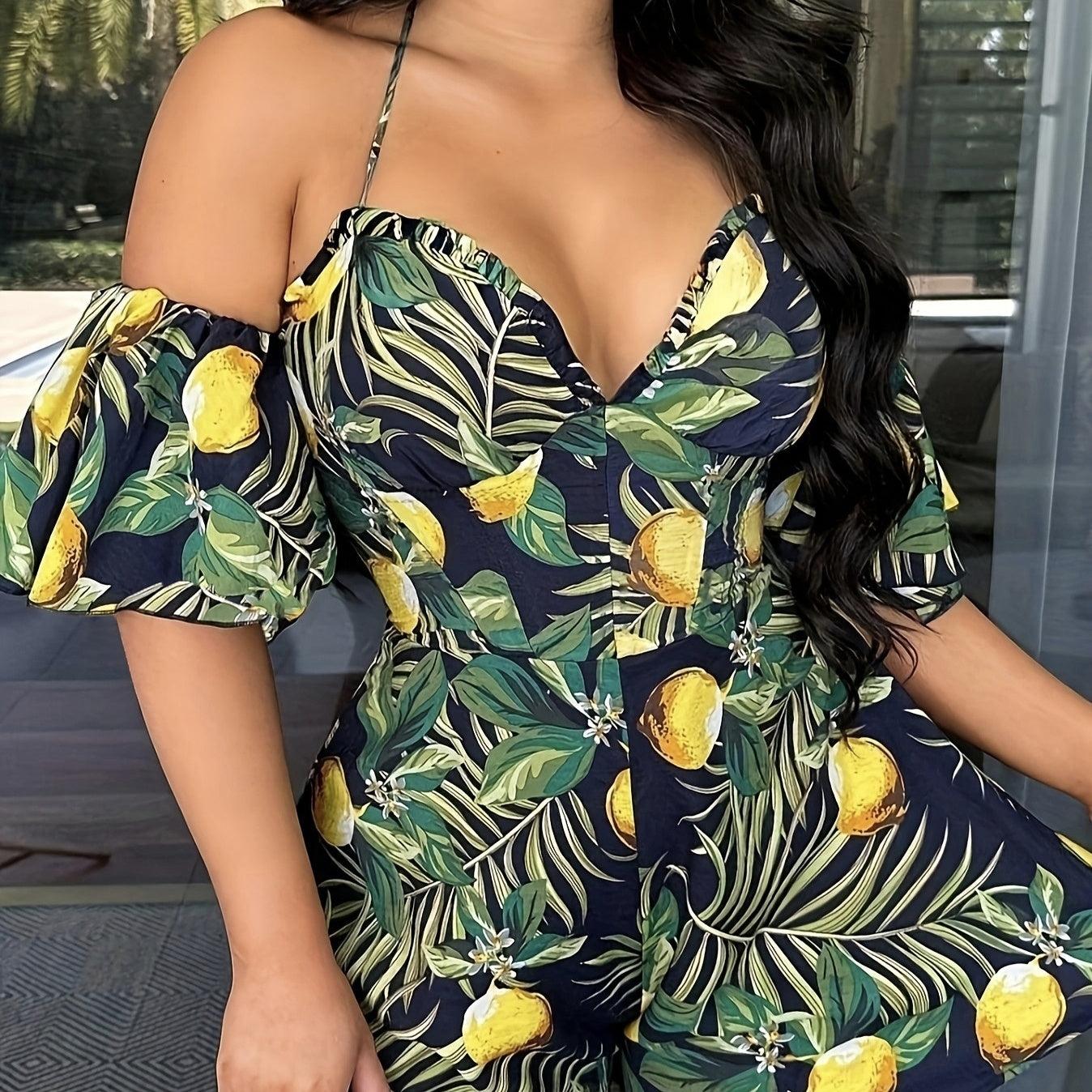 Elysian Escape Off-Shoulder Jumpsuit