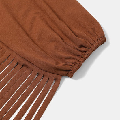 Desert Rose Fringe Top