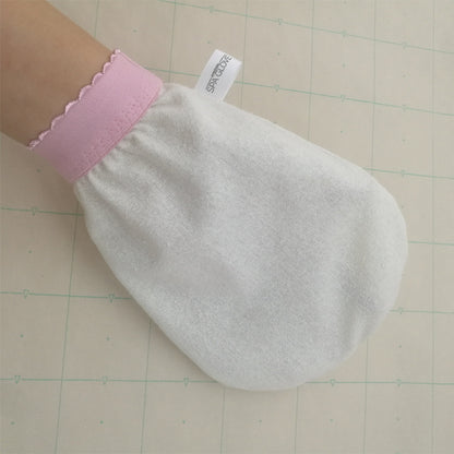 Silk exfoliating beauty scrubbing gloves