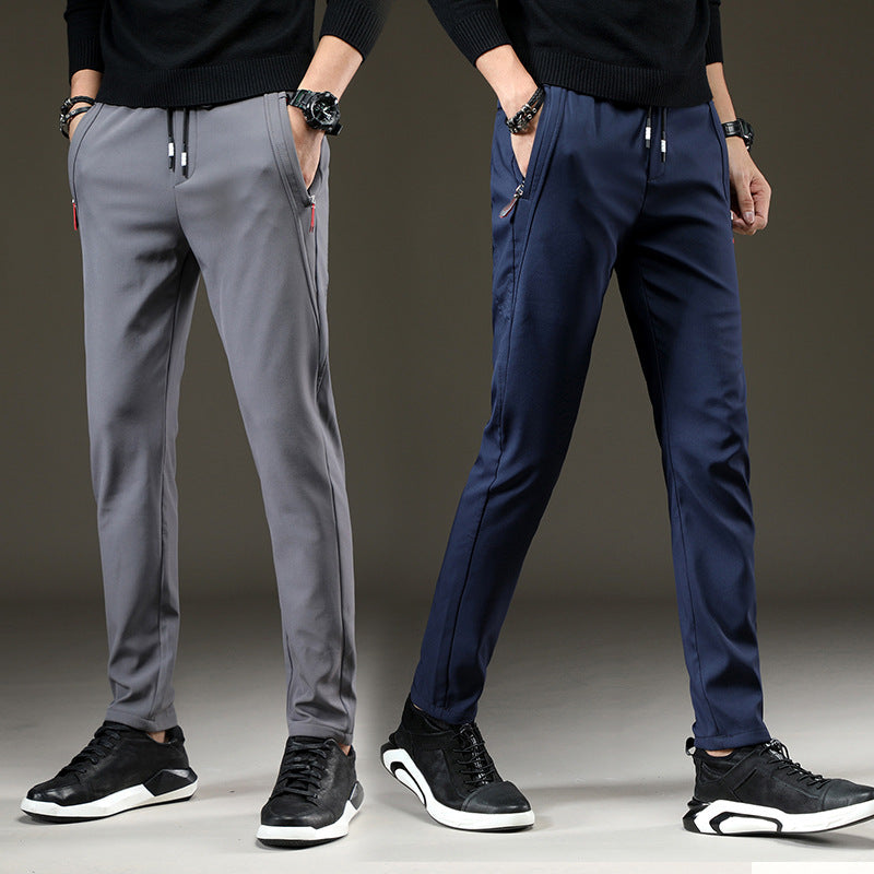 Ice silk men's casual pants
