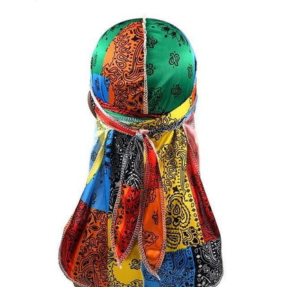 Amoeba simulation silk long tail pirate hat