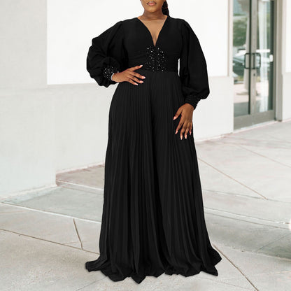 Zahara Flow Pleated Jumpsuit