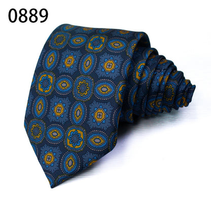 Fashion Polyester Silk Printed Men's Casual Tie