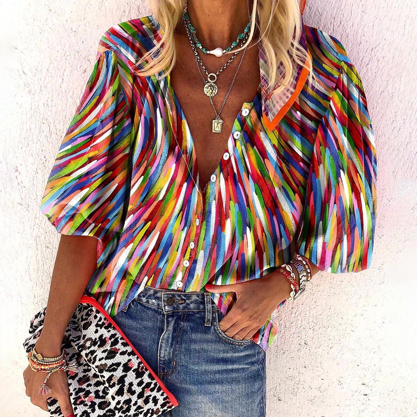 Solvéra Vintage Bloom Shirt