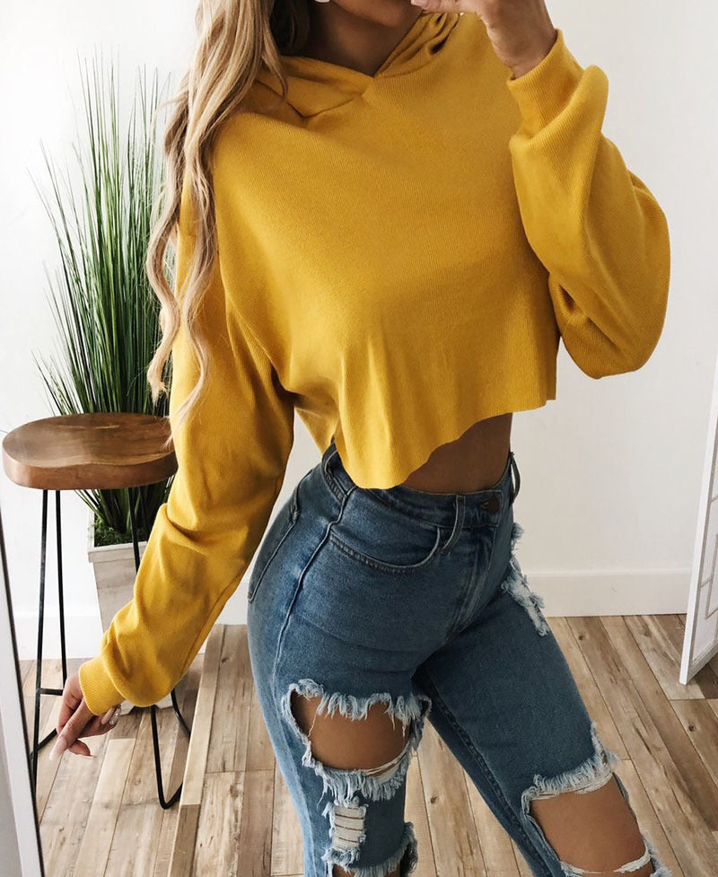 NavaLuxe Cropped Sweater