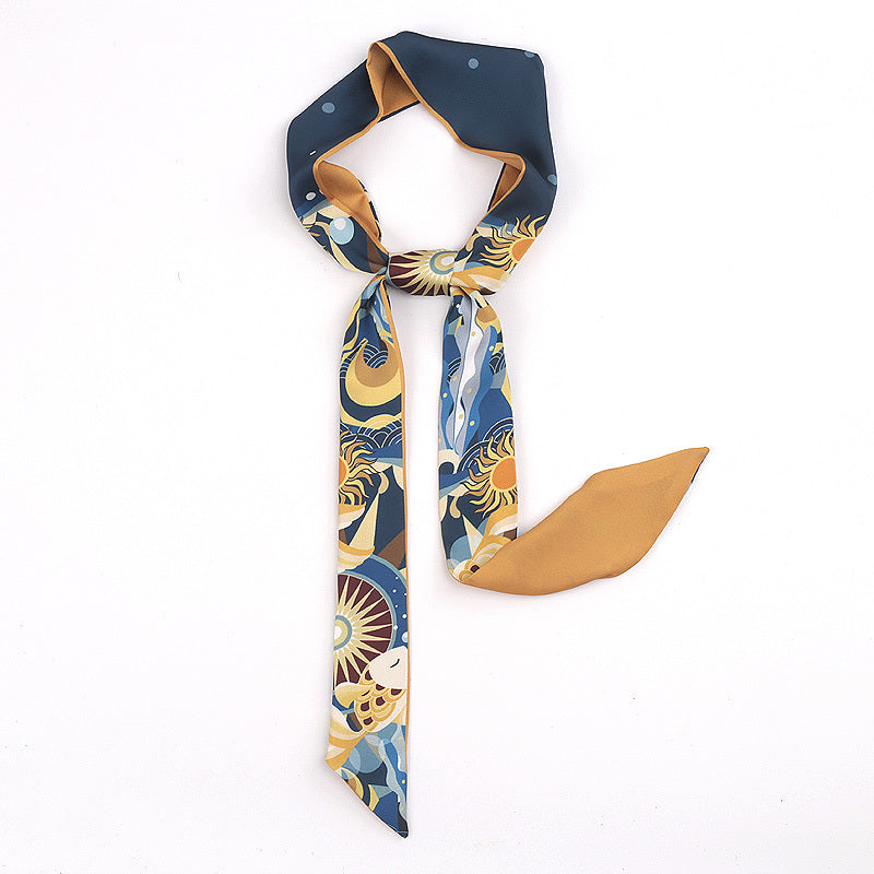 Retro Chinese style small silk scarves
