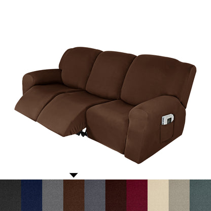 Household Milk Silk Recliner Sofa Cover