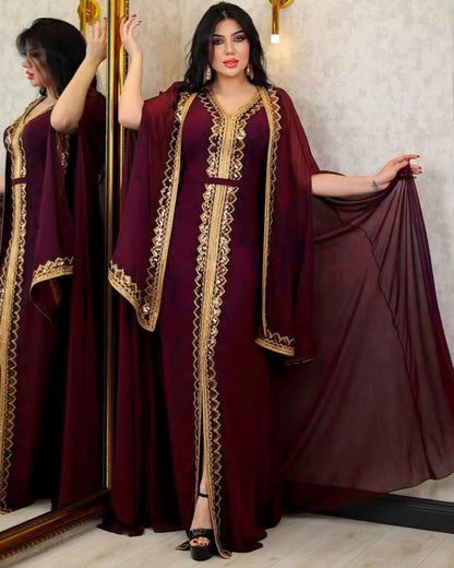 Zuleyha RadianceCape Gown