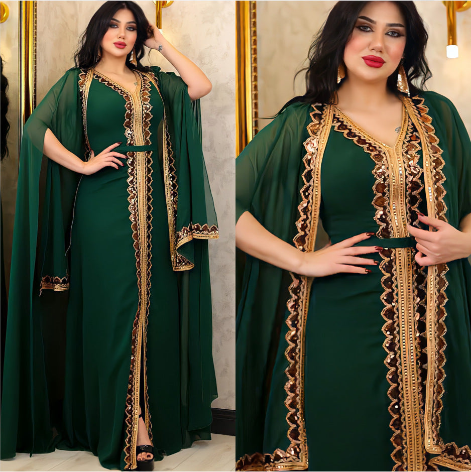 Zuleyha RadianceCape Gown