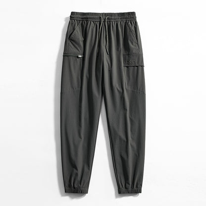 Summer Ice Silk Overalls Thin Breathable
