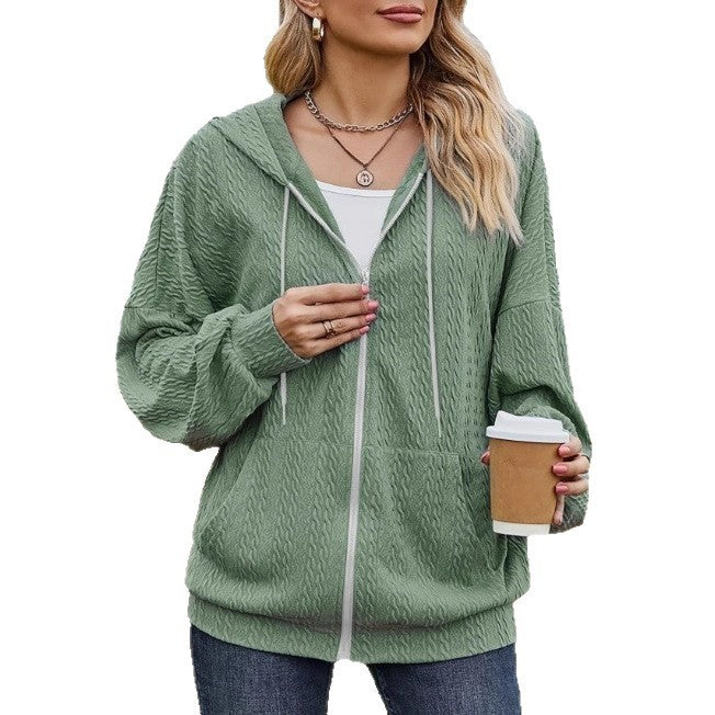 ZyraFlex Hooded Zip Coat