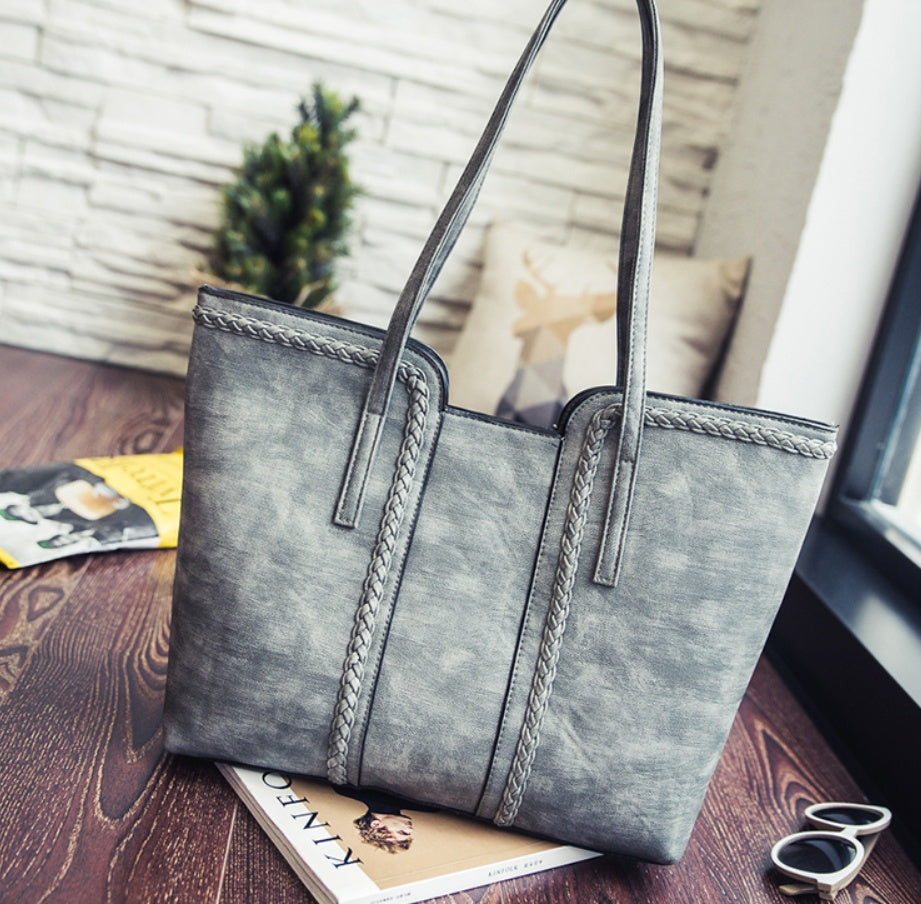 Silk scarf shoulder bag