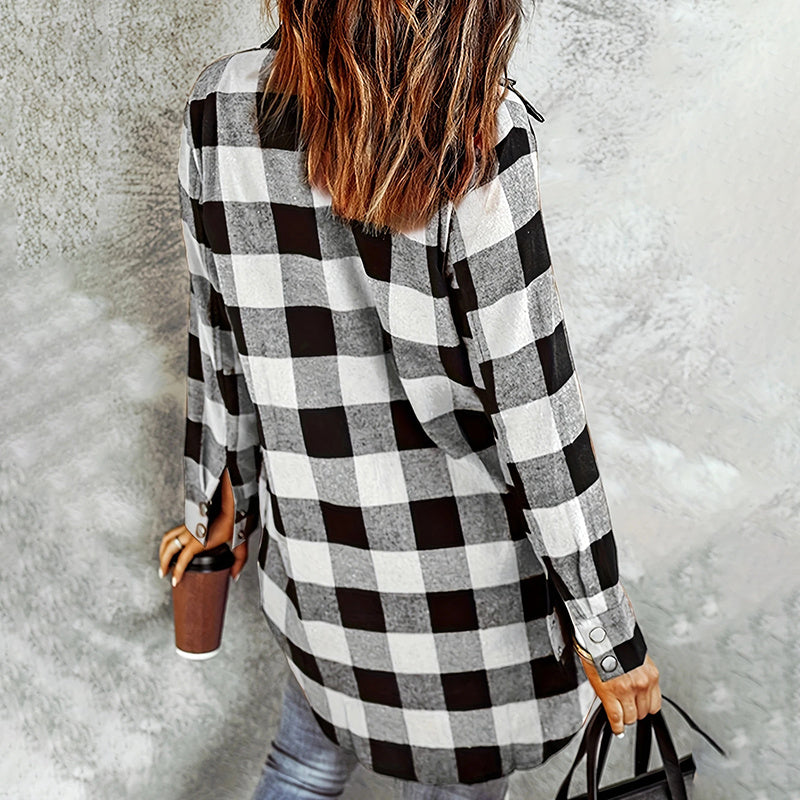 Harvest Plaid Button-Up Shirt