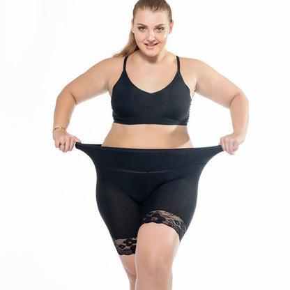Ice silk mesh lace safety pants